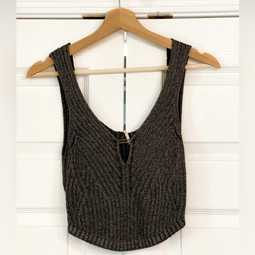 Free People NWT Halle Lurex Tank sz XS